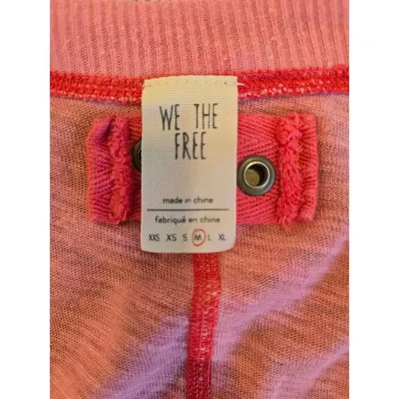 We The Free Pink Short Sleeve T-Shirt Size Medium, Preloved. - Picture 8 of 8